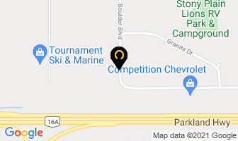 J R Automotive Services in Stony Plain map