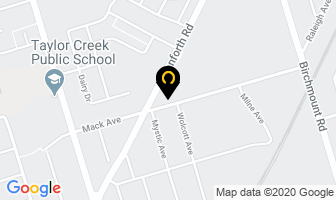 J Stewart Roofing Ltd in Orillia map