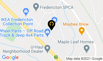 J Wright Sales Ltd in Fredericton map