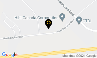 Jack Link's Canada Company in Mississauga map