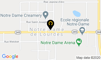 Jackie's Salon in Notre Dame de Lourdes map