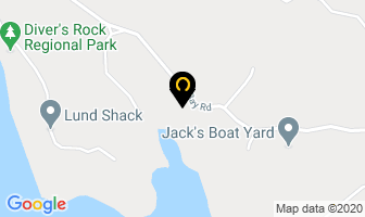 Jack's Boat Yard in Powell River map
