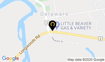 Jack's Live Bait in Delaware map