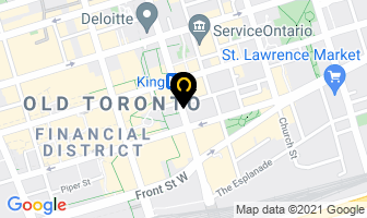 Jackson Carol E F in Toronto map