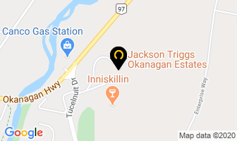 Jackson Triggs Okanagan Estates in Oliver map