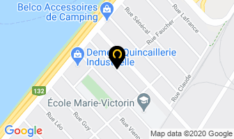 Jacques Bernard in Longueuil map