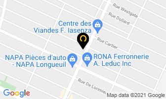 Jacques Cartier Pizza in Longueuil map