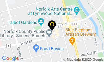 Jae's Consignment in Simcoe map