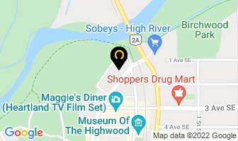 Jaffery Optical in High River map