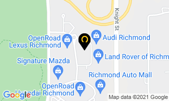 Jaguar Richmond in Richmond map
