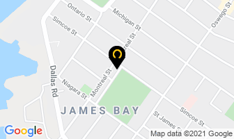 James Bay Athletic Assn in Victoria map