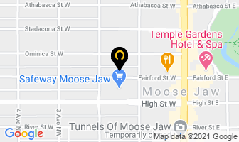 James Chinese Restaurant in Moose Jaw map