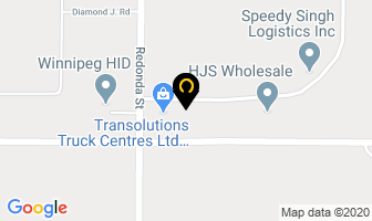 James Minsky Trucking in Winnipeg map