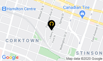 Jamieson Sales in Hamilton map