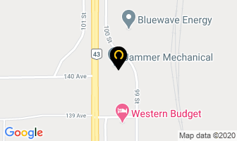 Jammer Mechanical Inc in Grande Prairie map