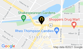 Jane's Fashions in Stratford map