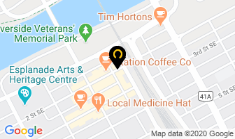 Janet Laing Brec.ca in Medicine Hat map
