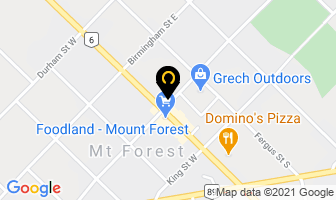 Jan's Beauty Boutique in Mount Forest map