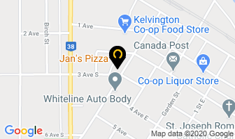 Jan's Pizza in Courtenay map