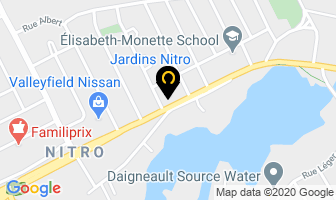 Jardins Nitro in Salaberry-de-Valleyfield map