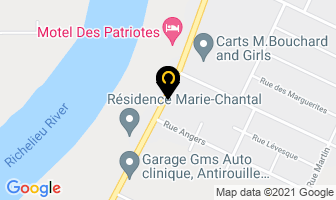 Jardins Sorel-Tracy in Sorel-Tracy map