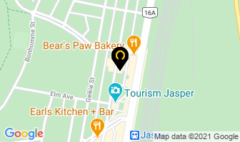 Jasper Park Chamber Of Commerce in Jasper map