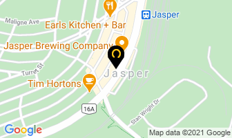 Jasper Park Liquor & Beverage Co in Jasper map