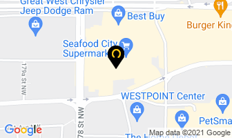 Jasper Place Orthodontics in Kenora map