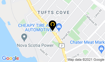 Javelin Construction in Dartmouth map