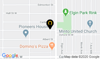 Jawbone Studios in Moose Jaw map