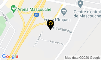 Jbm Marquage Routier Inc in Mascouche map