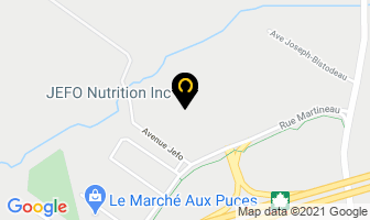 Jefo Nutrition Inc in Saint-Hyacinthe map