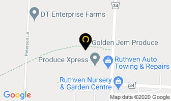 Jem Farms in Kingsville map