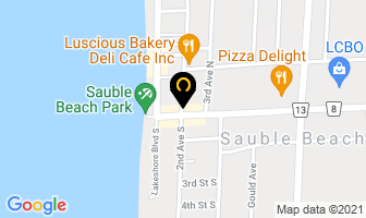 Jensen Nicoletta in Sauble Beach map