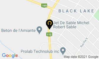 Jet De Sable Michel Robert Sable in Thetford Mines map