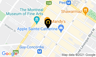 Jet Nitgtclub in Montreal map