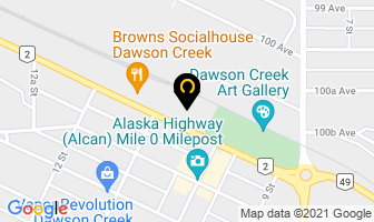 Jiffy Lube in Dawson Creek map