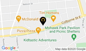 Jiffy Lube in Brantford map