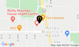 Jiffy Lube in Rocky Mountain House map