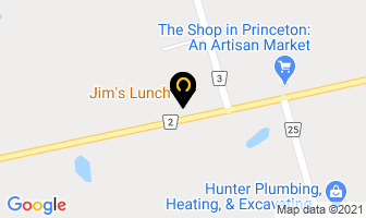 Jim's Lunch in Princeton map