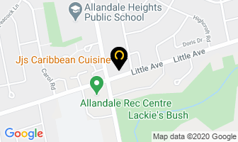Jjs Caribbean Cuisine in Barrie map