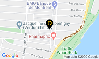 Jm Vital Distribution Inc in Verdun map
