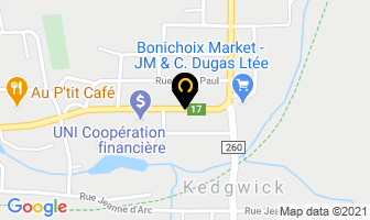 Jmc Pizzeria Inc in Kedgwick map