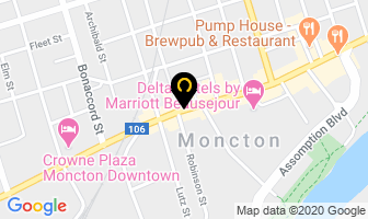 Jobe Financial Management Inc in Moncton map