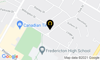 Jobs Unlimited in Fredericton map