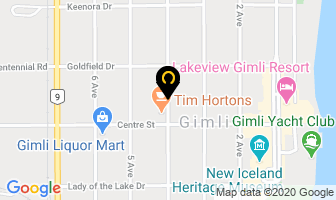 Jocelyn & Co in Gimli map