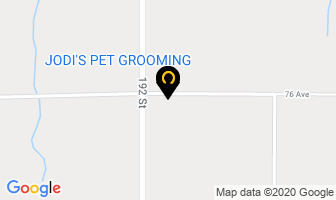 Jodi's Pet Grooming in Surrey map