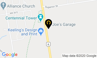 Joes Garage in Owen Sound map