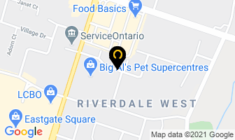 Joe's Vending Service in Hamilton map