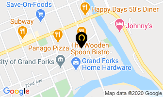 Jogas Espresso Cafe in Grand Forks map
